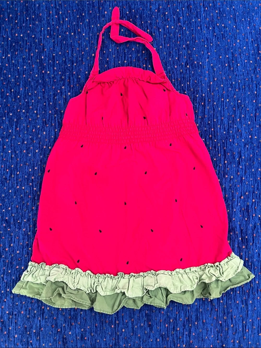 Gymboree Girls Red watermelon halter dress size 5